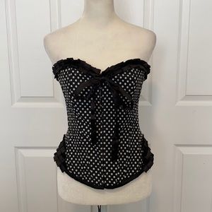 Polka dot corset
